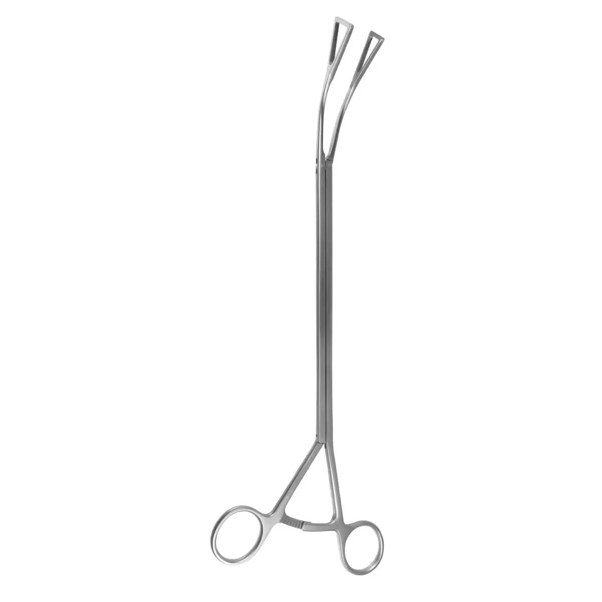 13 1/2″ VATS Duval Forceps 10mm Shaft 25mm Triangular Jaws