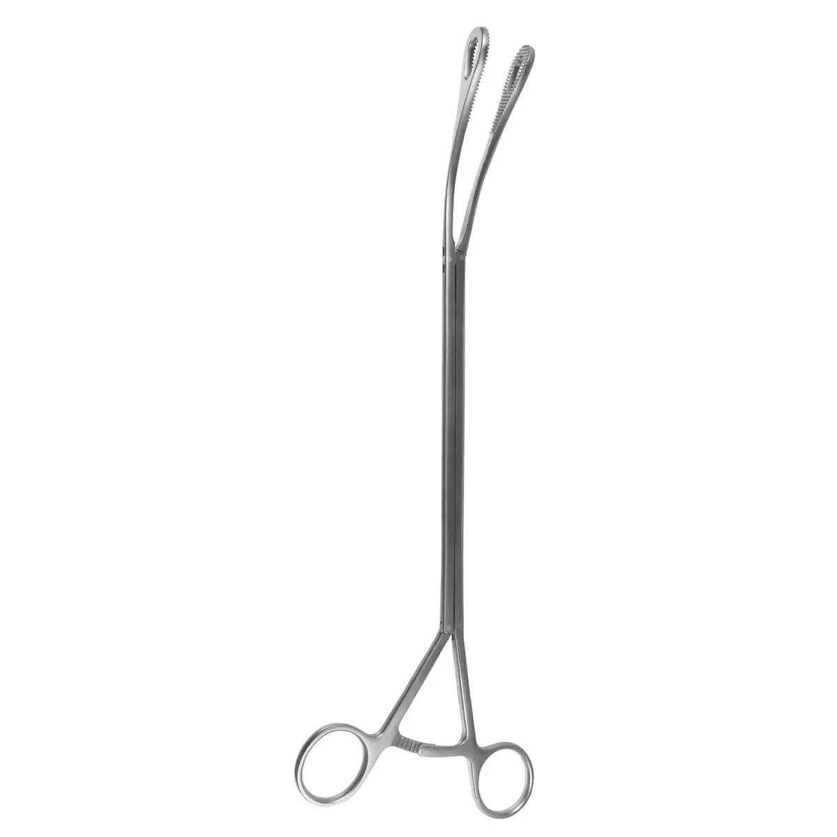 13-1/2″ VATS Foerster Forceps – 10mm Shaft 20mm Oval Jaws
