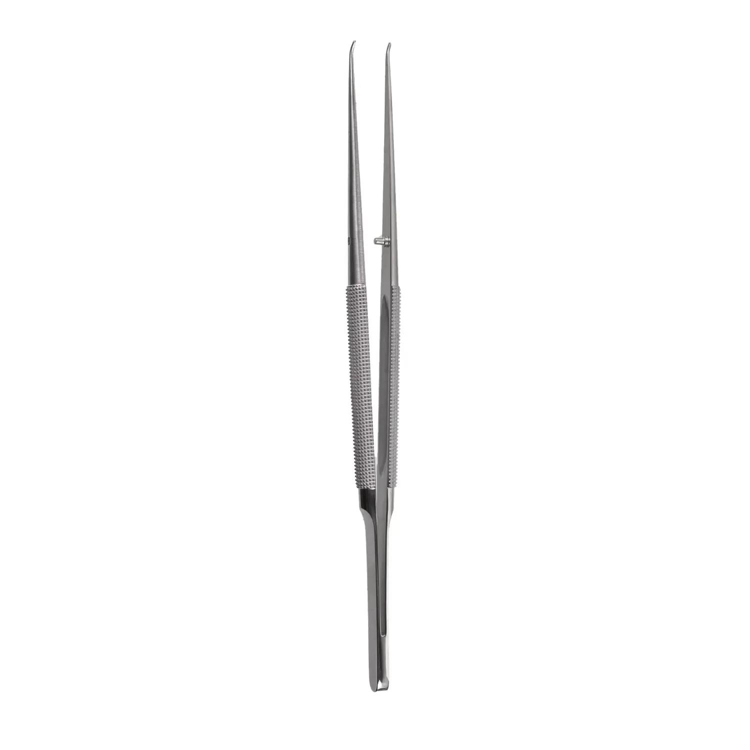 7 1/8″ FineTouch Micro Forceps Curved Lightweight