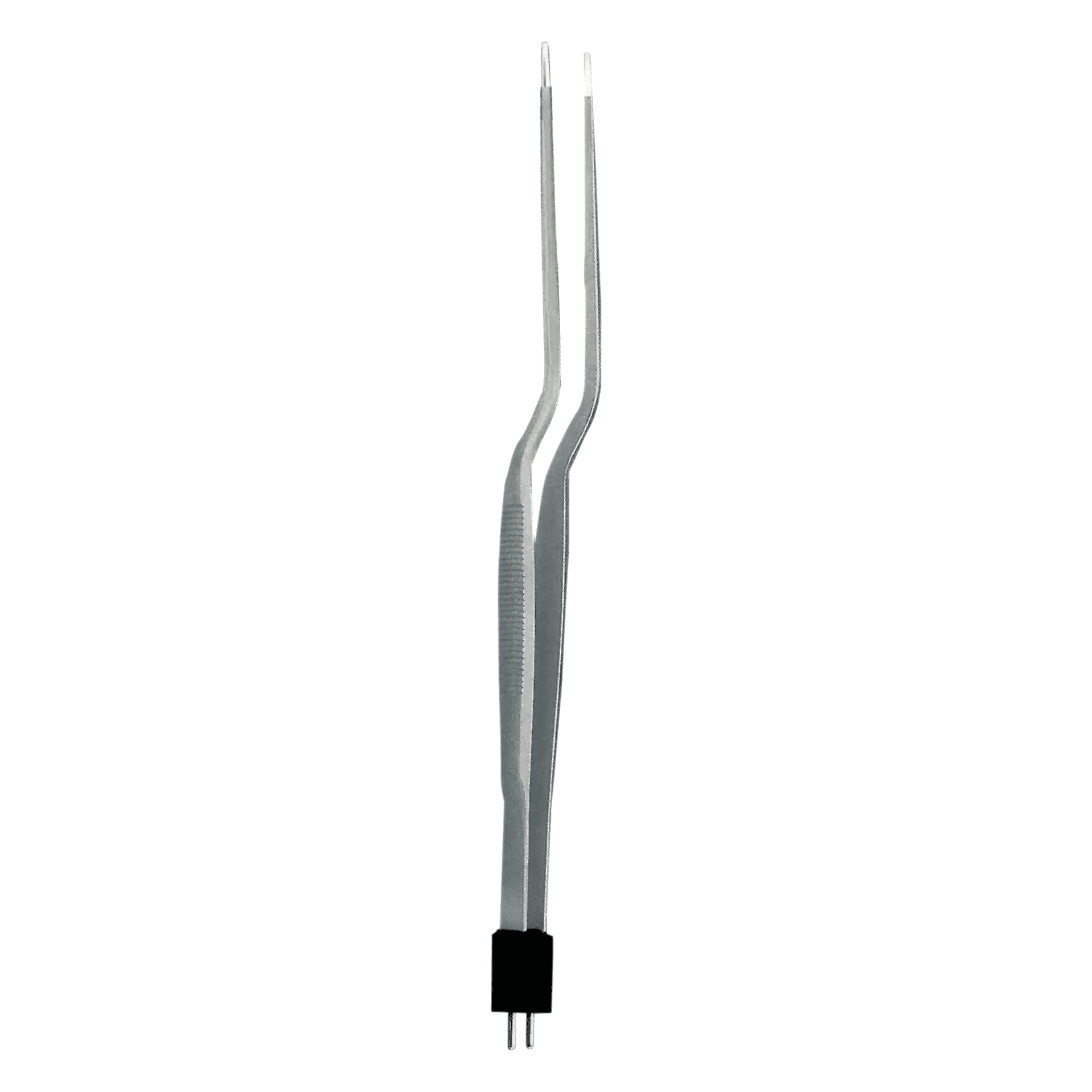 Malis-Style Bayonet Bipolar Forceps, insulated, 1.5mm tip, 7.75″
