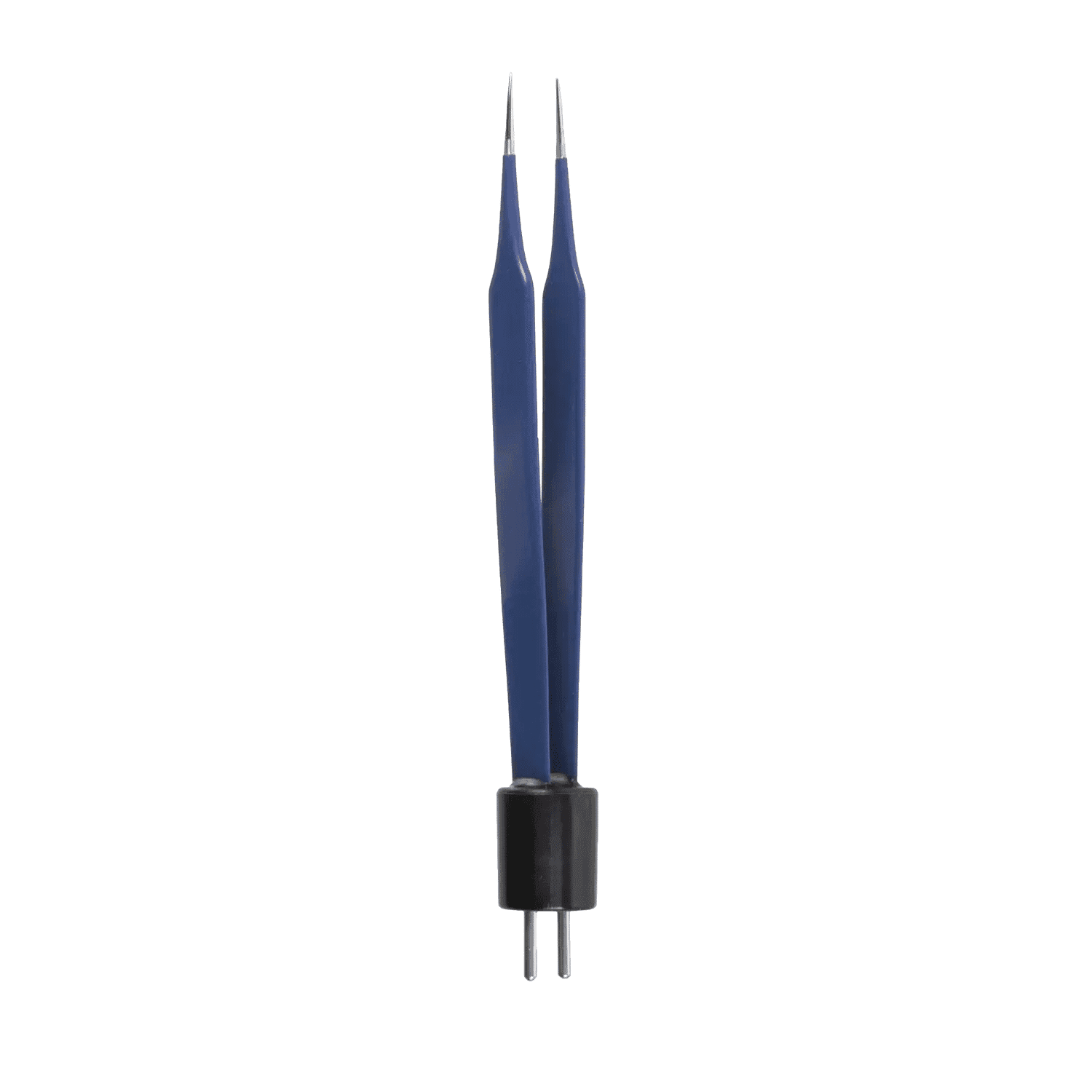 Jewelers Bipolar Forceps, straight, insulated, 0.4mm tips, 4 3/4″