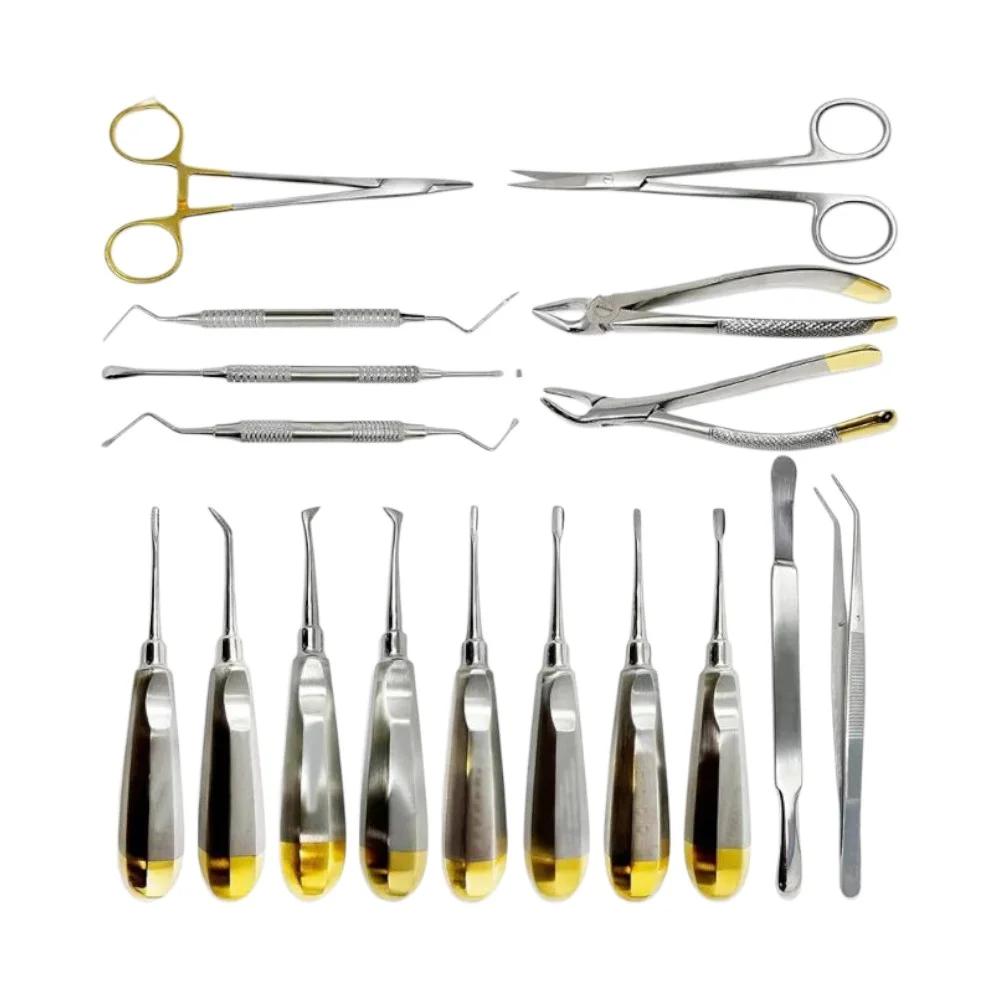 Best Selling Stainless Steel Veterinary Use Dental Surgical Instruments Kit Veterinary Oral Surgery Set needle holder