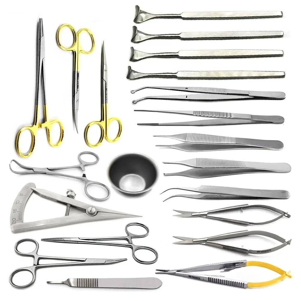 Blepharoplasty Instruments Set Micro Eyelid Plastic Surgery Surgical Ophthalmic