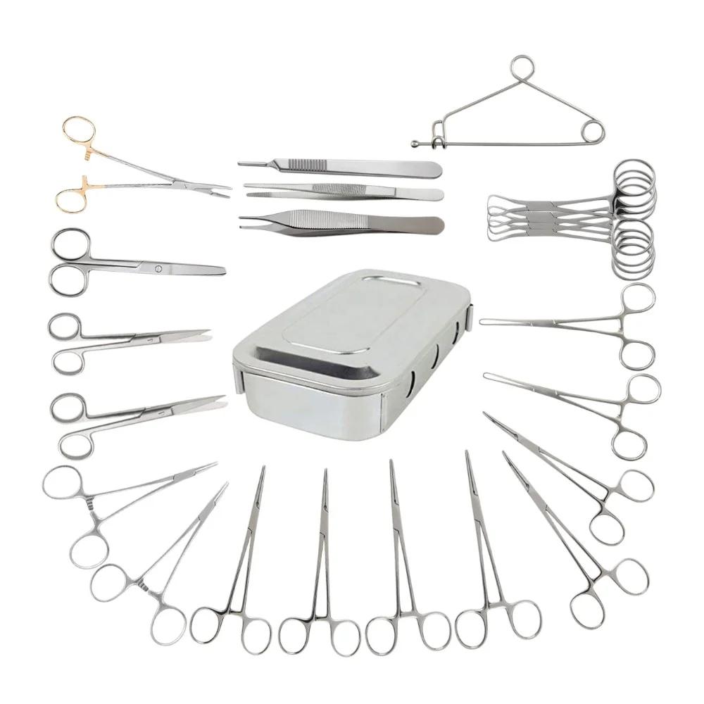 Veterinary Spay Pack Stainless Steel Surgical Instrument Kit