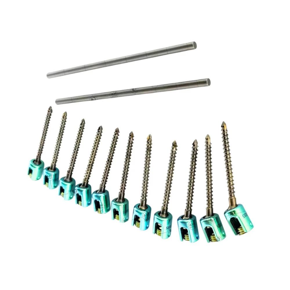 Pedicle Spinal Polyaxial Screw & Rod Set 5.5mm