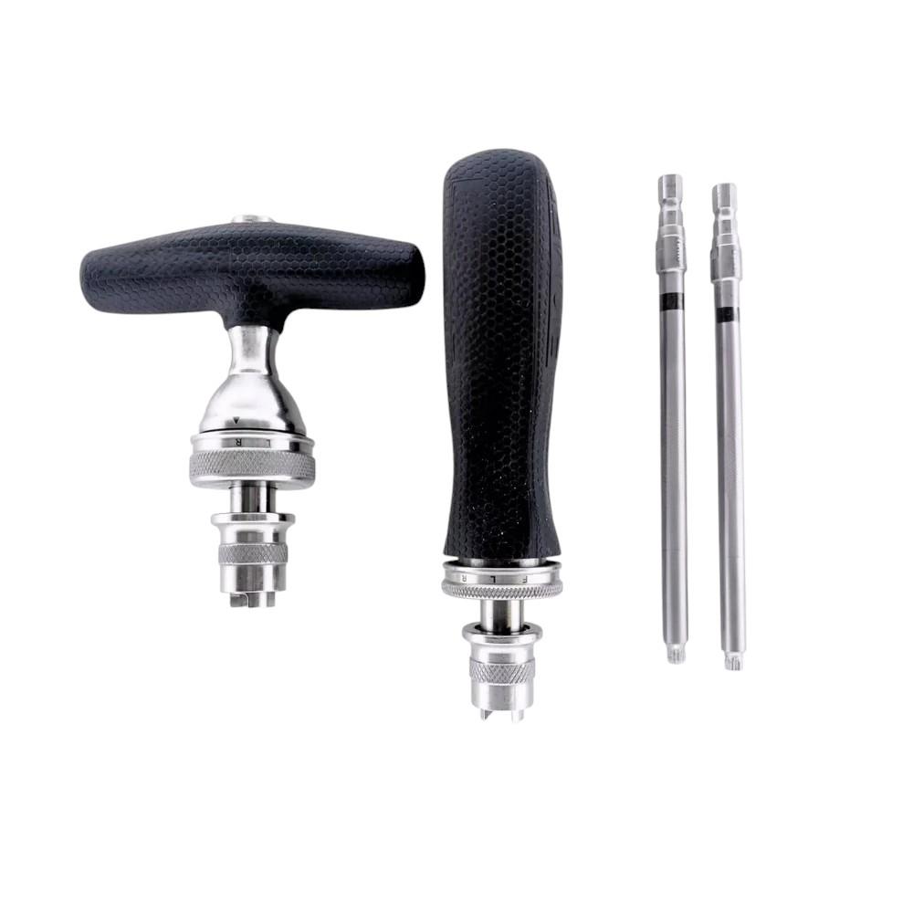 Cannulated Ratchets 4-Piece Set with Star Drive Shafts